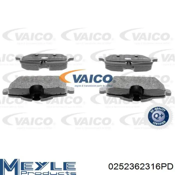 SP2161 Hi-q Колодки гальмівні задні, дискові