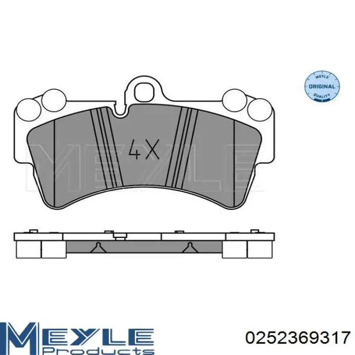 Передні тормозні колодки D498E Dafmi