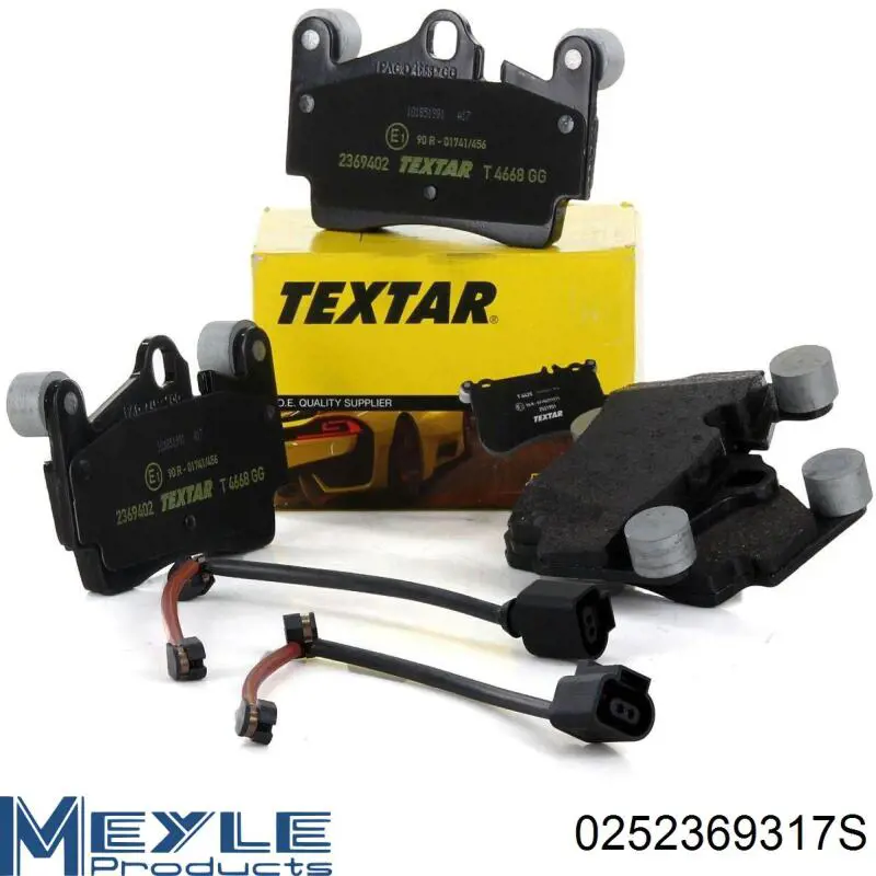 Гальмівні колодки Meyle 0252369317S ціна, від 73.36 USD