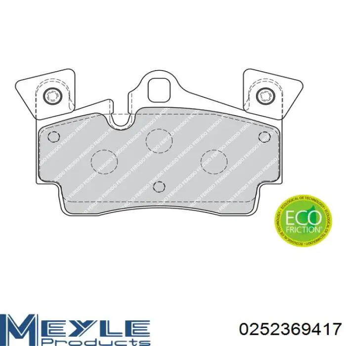 Задні гальмівні колодки Dafmi D456E ціна, від 16.09 USD