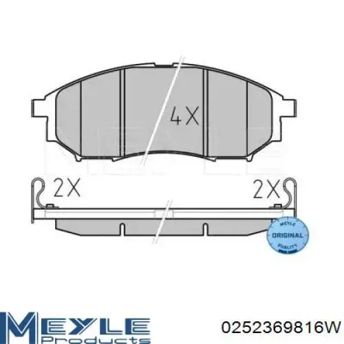 Купити GK0727 CTR Колодки гальмівні передні, дискові