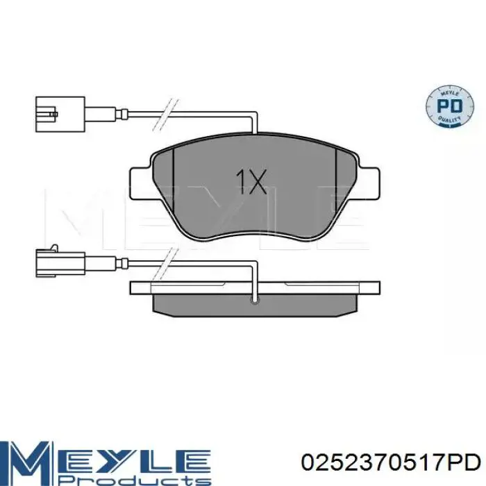 Передні тормозні колодки 71151BAAP Aplus