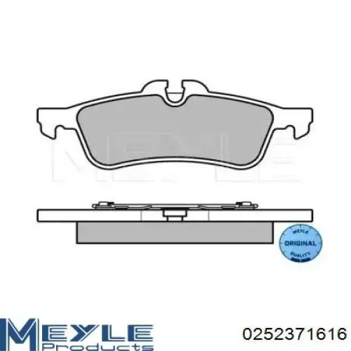 Задні гальмівні колодки Febi 16469 ціна, від 22.08 USD