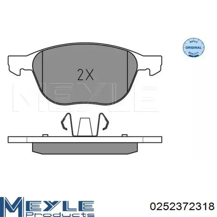 PKH006 Parts-Mall Передні гальмівні колодки