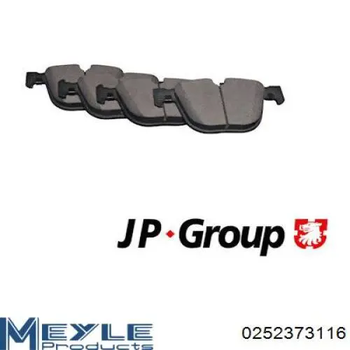 Задні гальмівні колодки Meyle 0252373116 ціна, від 52.50 USD