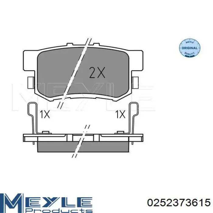 Задні гальмівні колодки Honda 43022SCVA00 ціна, від 16.20 USD