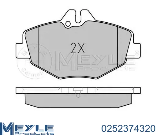 Передні тормозні колодки 8DB355018731 HELLA-PAGID