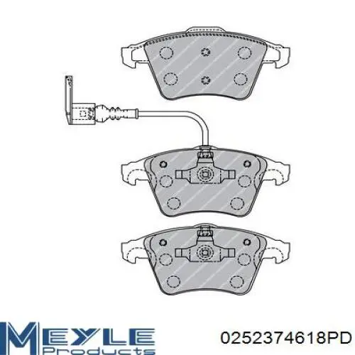 Передні тормозні колодки D238E Intelli