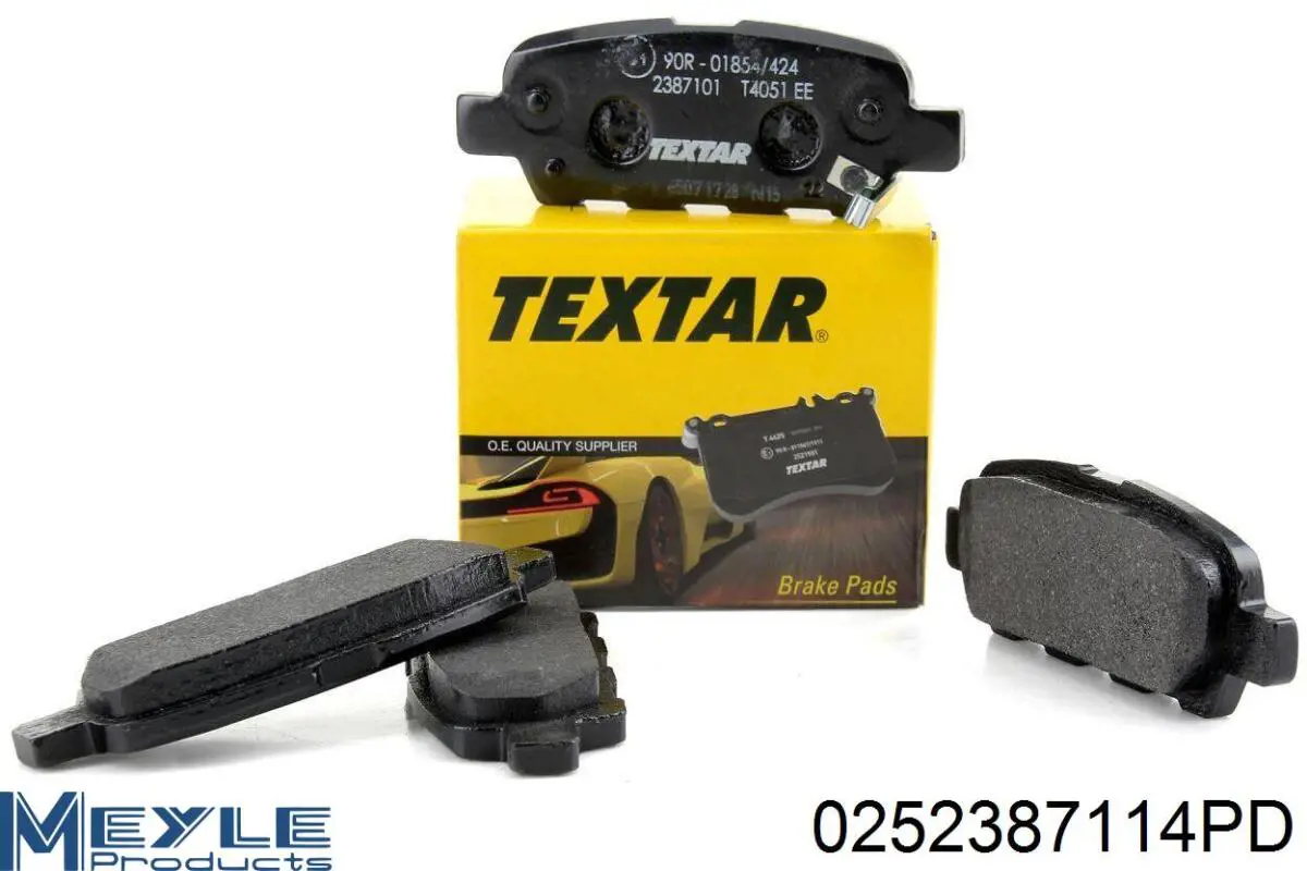 Купити 0252387114PD Meyle Задні колодки