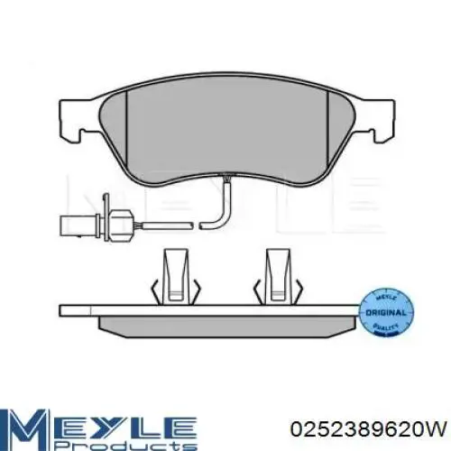 Тормозні колодки Meyle 0252389620PD