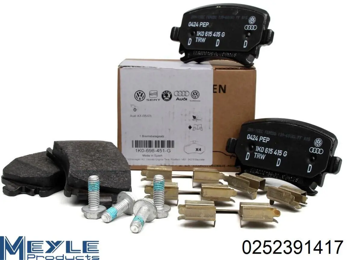 Задні гальмівні колодки Brembo P85095X ціна, від 24.48 USD