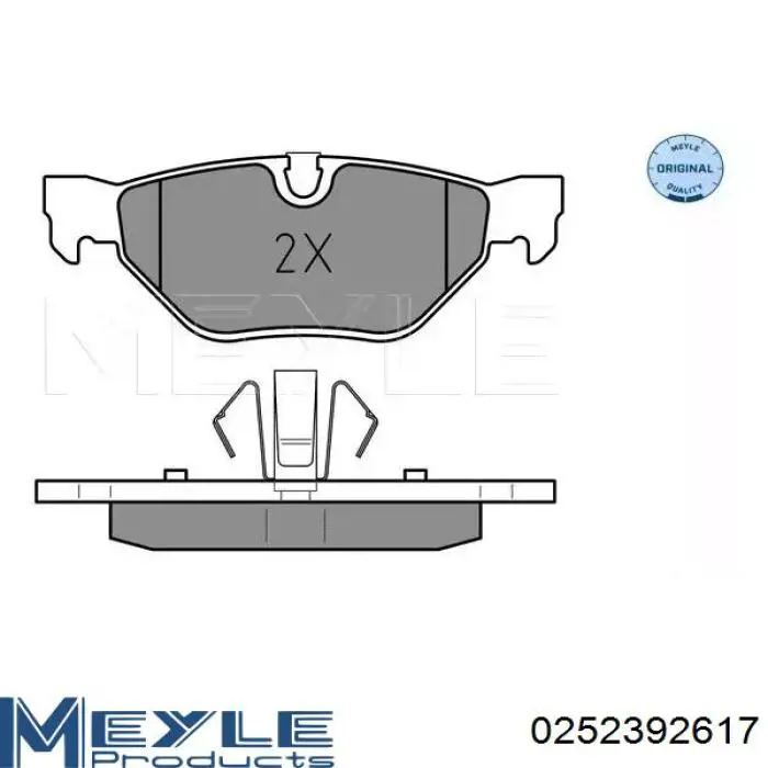 Задні гальмівні колодки Daco 321526 ціна, від 21.54 USD
