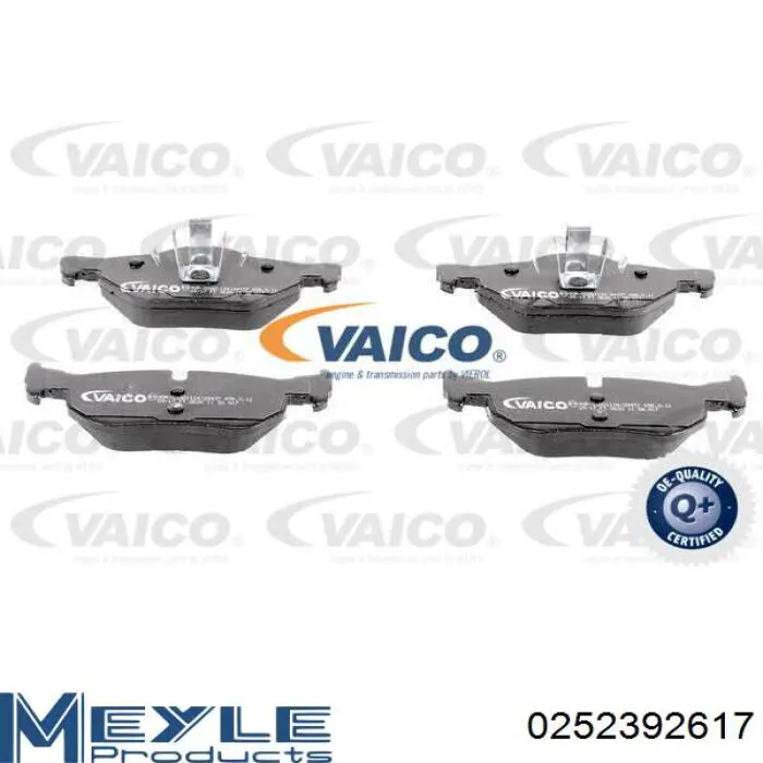 Задні гальмівні колодки 302413 VALEO