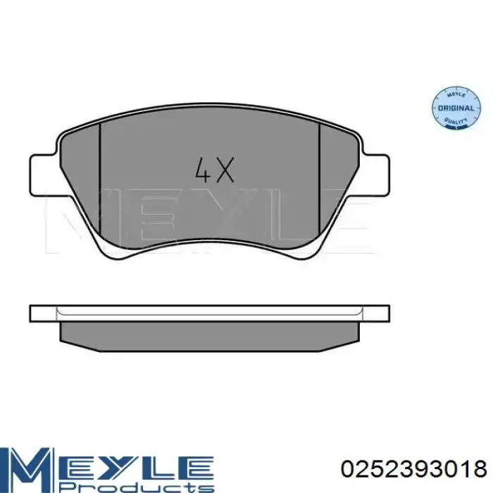 Гальмівні колодки Fomar Roulunds 908281 ціна, від 19.36 USD