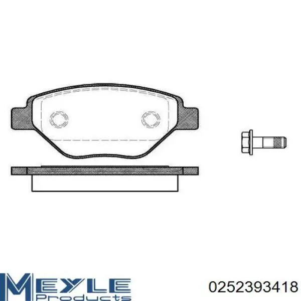 8660006338 Renault (RVI) Передні гальмівні колодки
