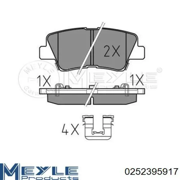 Передні тормозні колодки 425328 Peugeot/Citroen