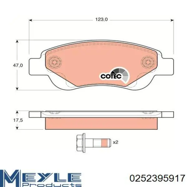 Купити 425328 Peugeot/Citroen Колодки гальмівні передні, дискові