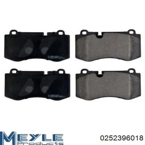 Гальмівні колодки Meyle 0252396018 ціна, від 30.67 USD