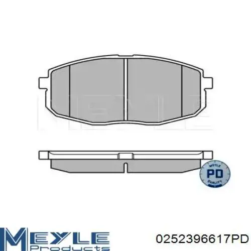 Купити BPF004C ADG Колодки гальмівні передні, дискові
