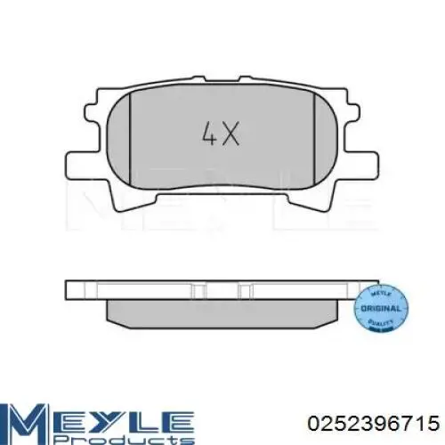 Задні гальмівні колодки Matomi BP1741 ціна, від 18.57 USD