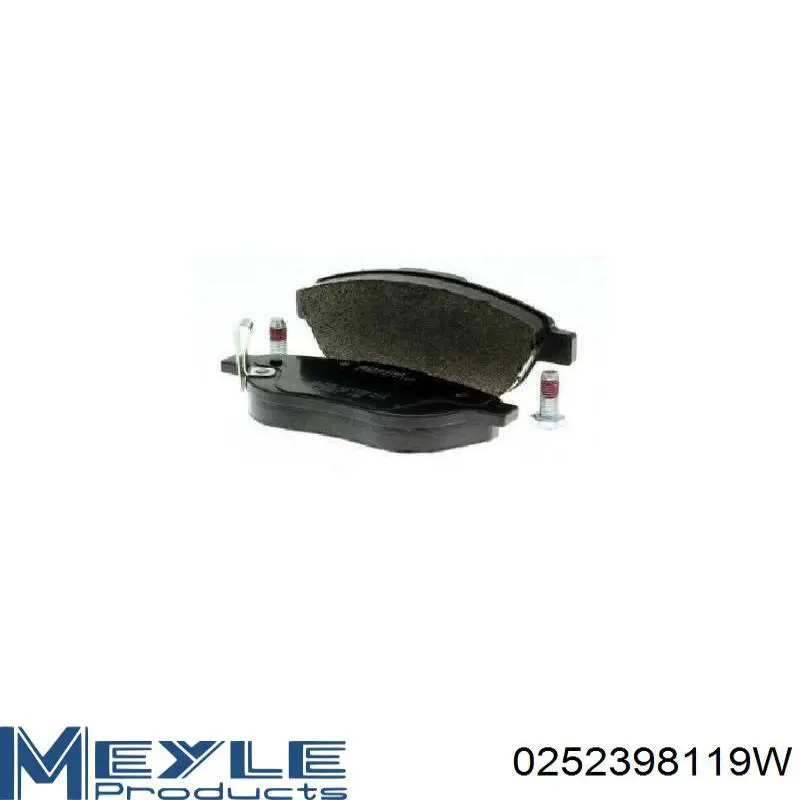 93189816 Opel Передні гальмівні колодки