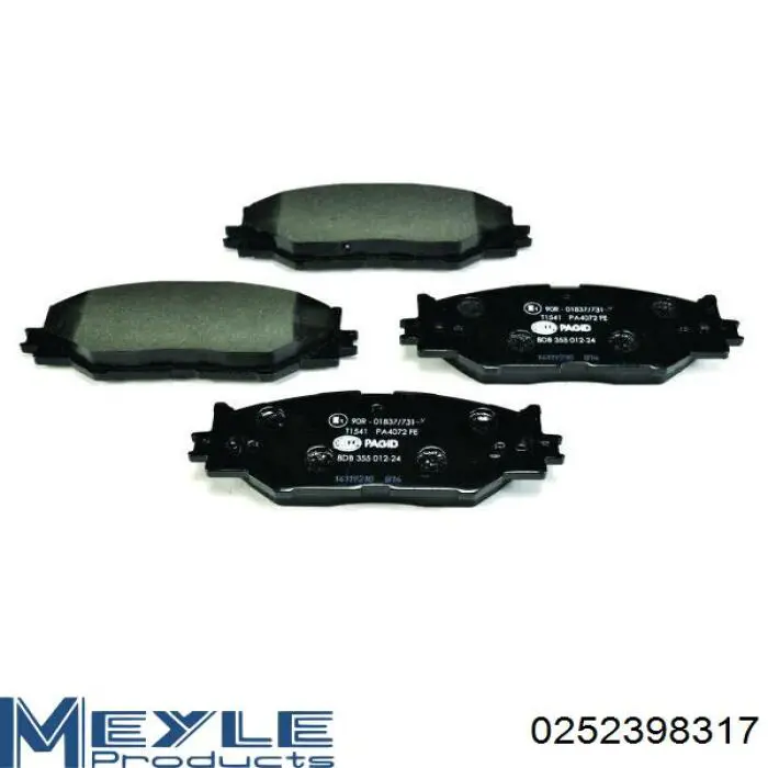 Передні тормозні колодки 161178 Power Stop