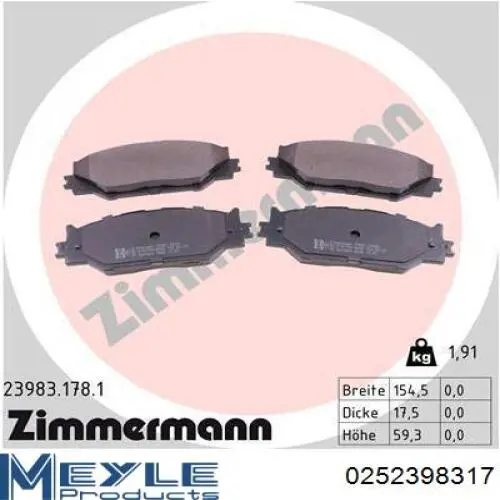 Гальмівні колодки Power Stop 161178 ціна, від 30.88 USD