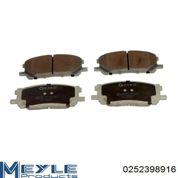 Передні тормозні колодки 986494218 Bosch
