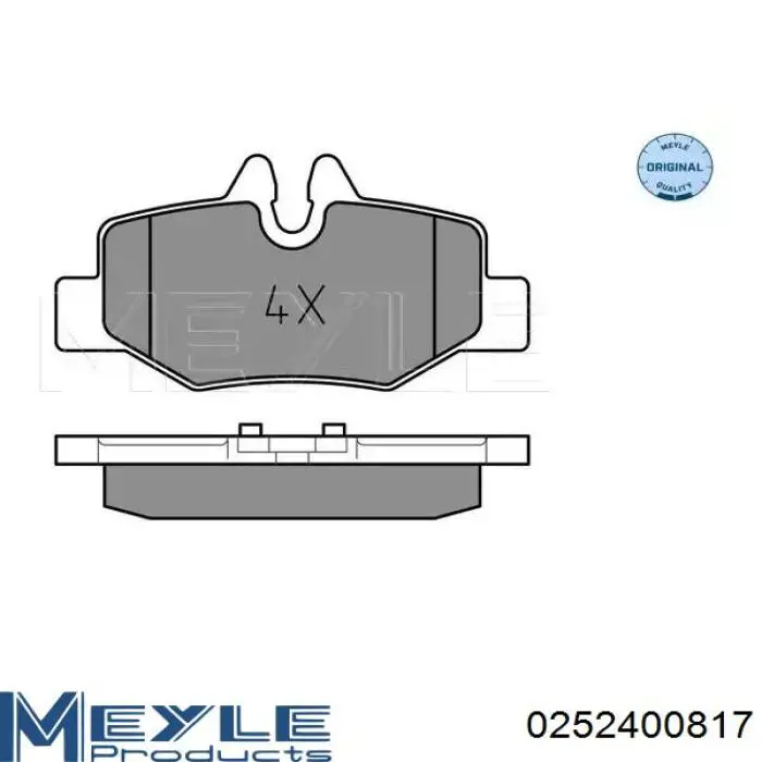 Купити D291E Dafmi Задні колодки