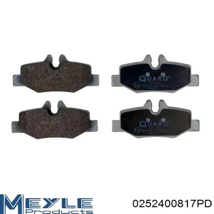 C2M025ABEP ABE Колодки гальмівні задні, дискові