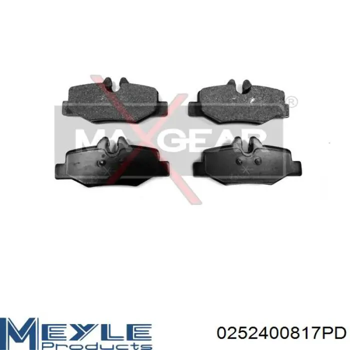 Задні гальмівні колодки Mercedes 14211010 ціна, від 20.07 USD