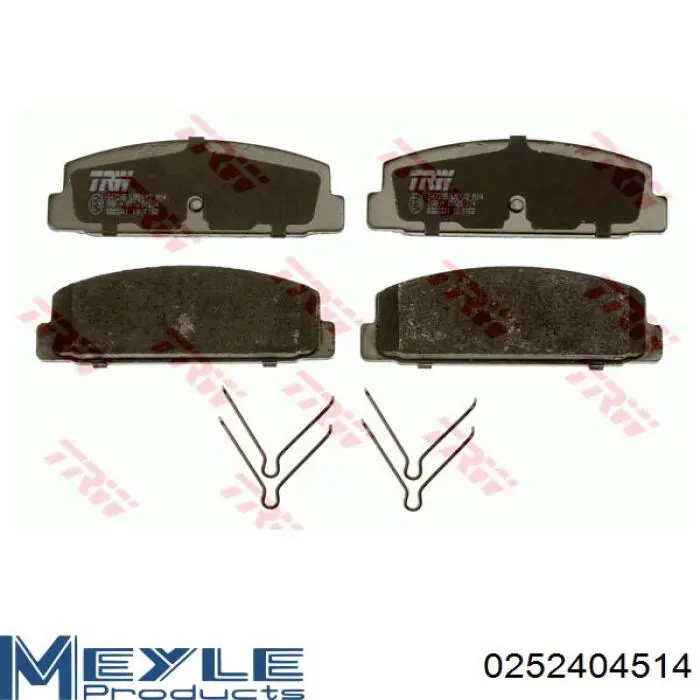 GEYC2643Z Mazda Колодки гальмівні задні, дискові