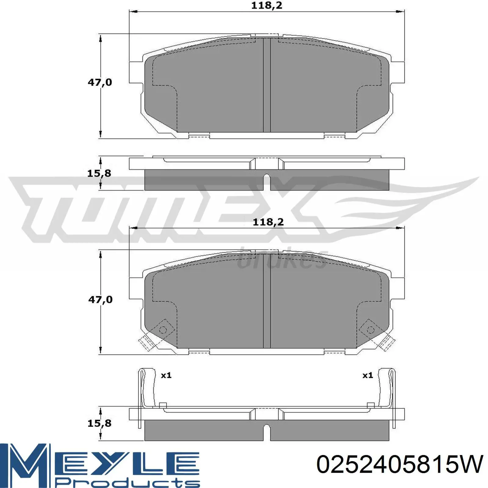 Купити BP12261 Optimal Задні колодки