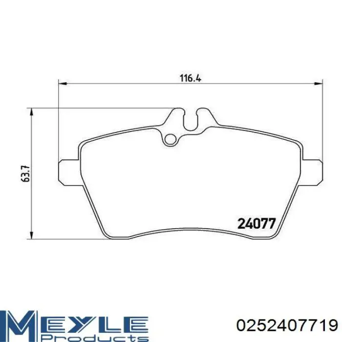 Передні тормозні колодки 302052 VALEO