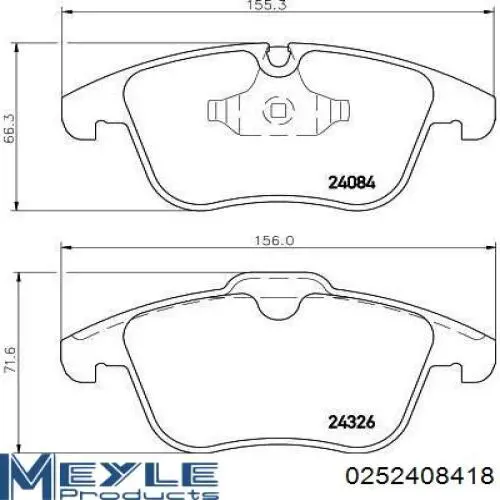 Гальмівні колодки Metzger 1170035 ціна, від 48.74 USD