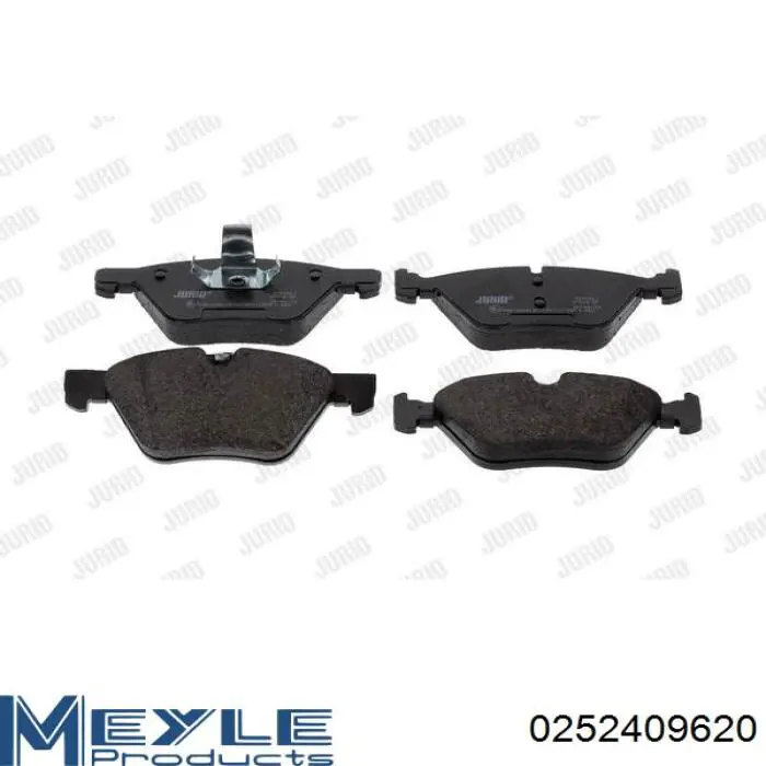 0252409620 Meyle Передні гальмівні колодки