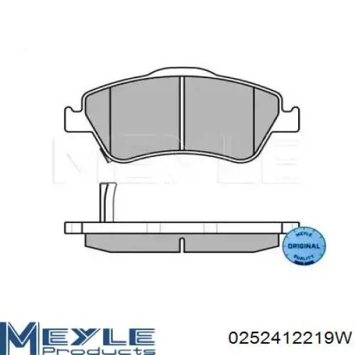 Передні тормозні колодки D240E Dafmi