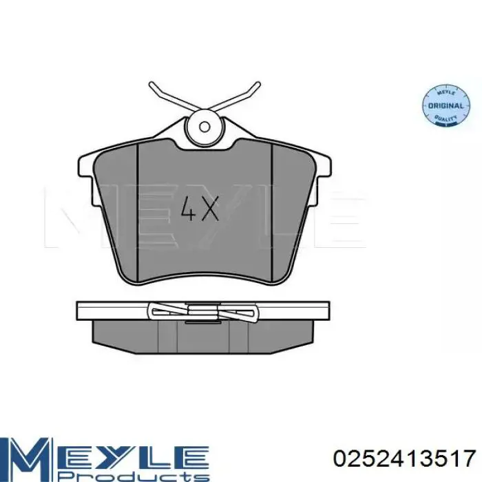 Задні гальмівні колодки Starline BDS419 ціна, від 16.00 USD