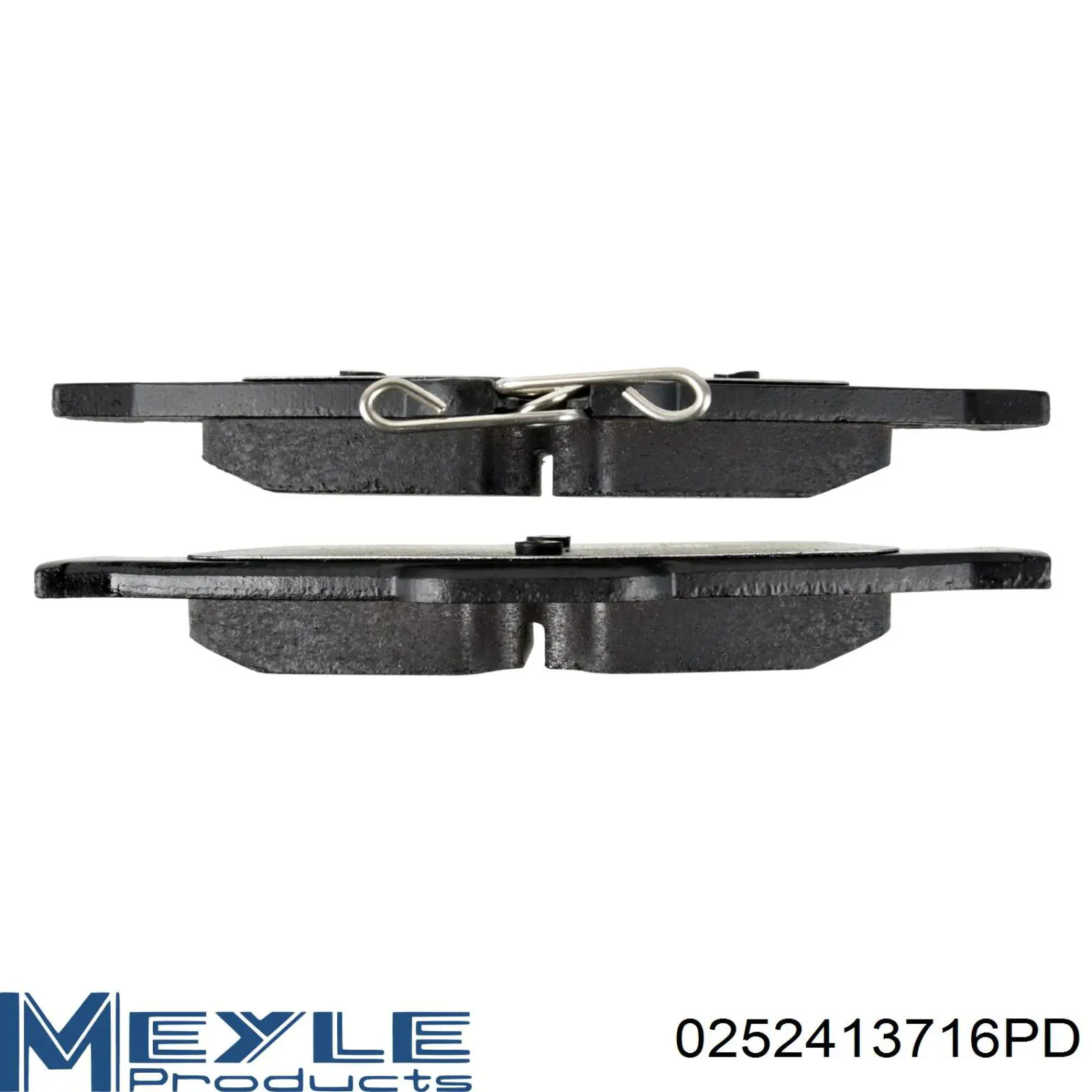 Задні гальмівні колодки Meyle 0252413716PD ціна, від 29.53 USD