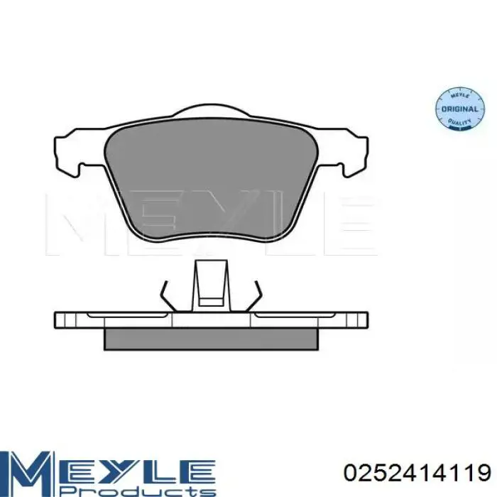 Передні тормозні колодки T2151021 Toko cars