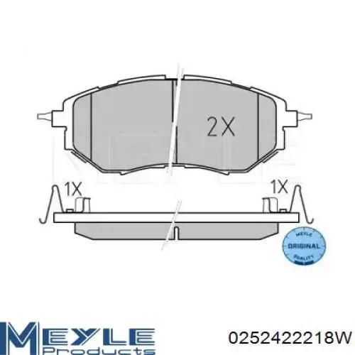 Купити B111357 Denckermann Колодки гальмівні передні, дискові
