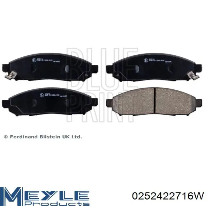 Передні тормозні колодки RP3520 Raiso