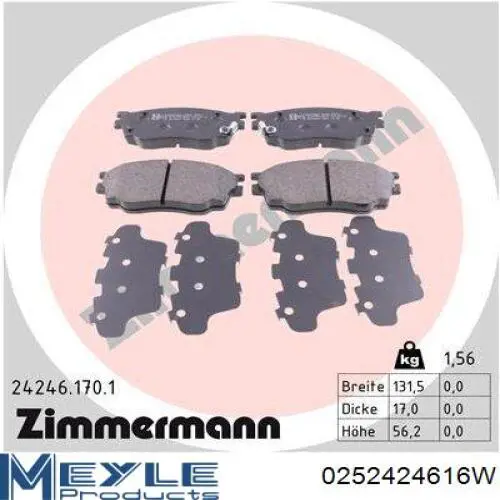 Купити GJYB3323Z Mazda Колодки гальмівні передні, дискові