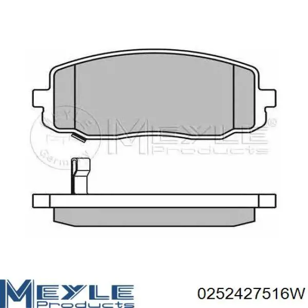Гальмівні колодки Hyundai/Kia S5810107A10 ціна, від 19.00 USD