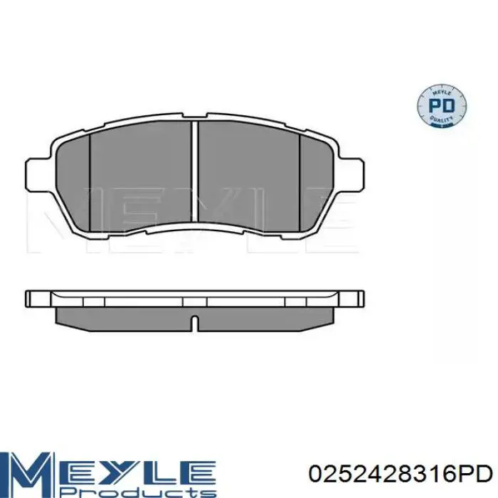 Передні тормозні колодки RD330022PRF Rider