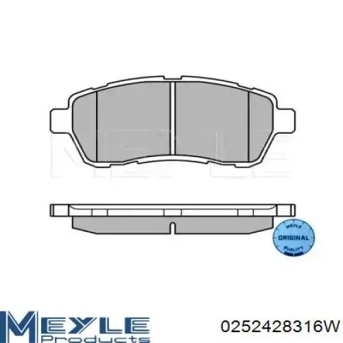 Передні тормозні колодки DFY13328Z Mazda