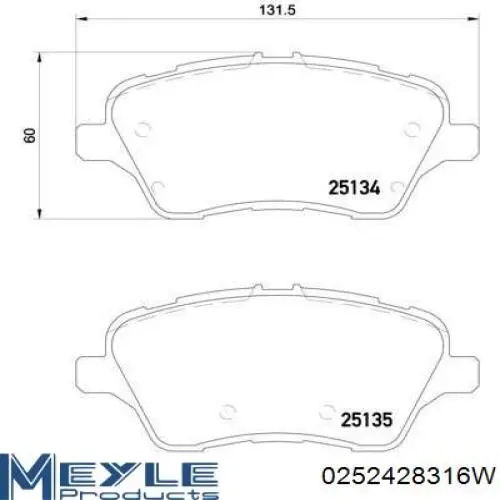 Гальмівні колодки Mazda DFY13328Z ціна, від 24.09 USD