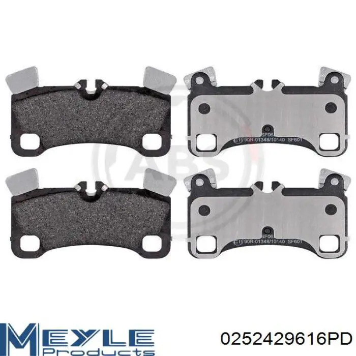 Задні гальмівні колодки Meyle 0252429616PD ціна, від 55.53 USD