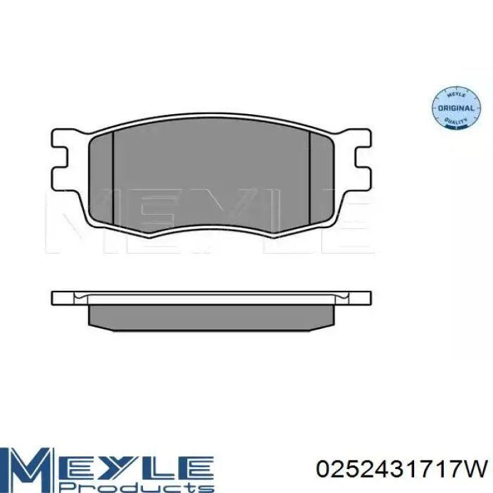 Передні тормозні колодки RP3420 Raiso