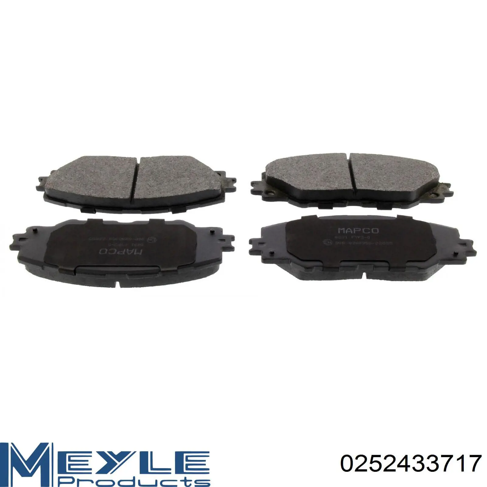 Тормозні колодки Meyle 0252433717